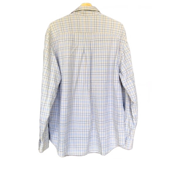 EDDIE BAUER Men’s Woven Plaid Checked Cotton Casual Button Up Shirt Size Medium - Picture 2 of 13
